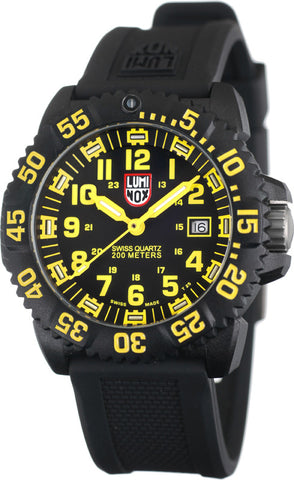 EVO Navy Seal Colormark Series Yellow Luminox Watch A.3055