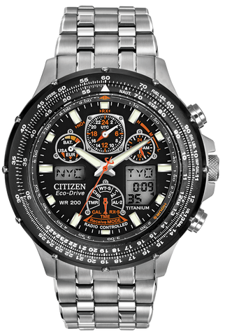 JY0010-50E Men's Citizen Eco-Drive Watch Promaster Skyhawk A-T