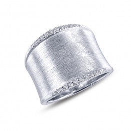 Brushed Finish Cuff Ring - Lafonn R0220CLP