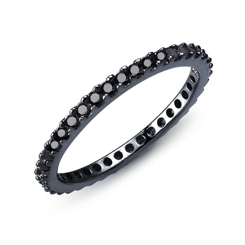 Black Eternity W/ Black Rhodium Ring - Lafonn R0101BKB07