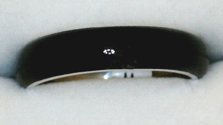 Black Enamel Ring