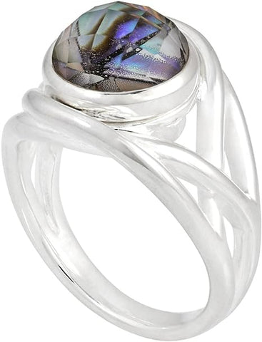 KR038 Weave Ring With Filigree - Kameleon