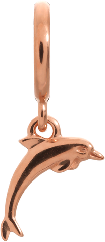 Dolphin - Endless Jewelry Rose Gold Plated Sterling Silver Charm 63254