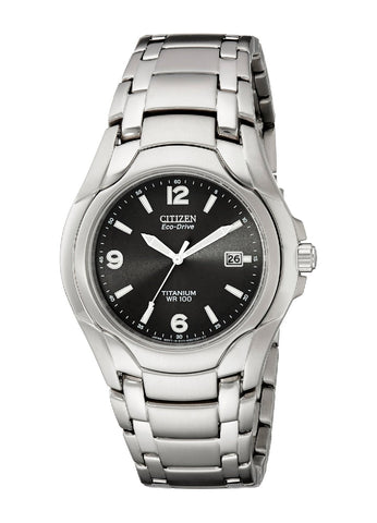 Citizen Men's BM6060-57F "Eco-Drive" 180 WR100 Titanium Bracelet Watch