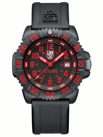 Navy Seal Colormark Series Red Luminox Watch A.3065