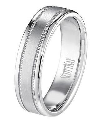 Men's Luminaire Gold Wedding Ring - Scott Kay