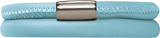 Light Blue Leather Bracelet - Endless Jewelry 12111