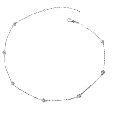 Dots Station Necklace - Lafonn 9N017CLP36