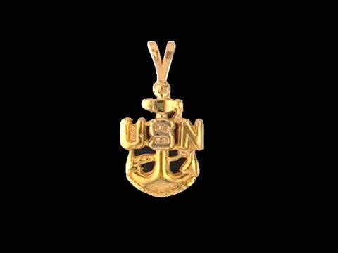 14kt Chief Insignia Sweetheart Pendant