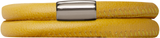 Yellow Leather Bracelet - Endless Jewelry 12109