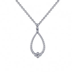 Teardrop Necklace - Lafonn N0037CLP18