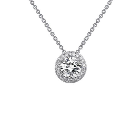 Round Halo Pendant- Lafonn P0051CLP18